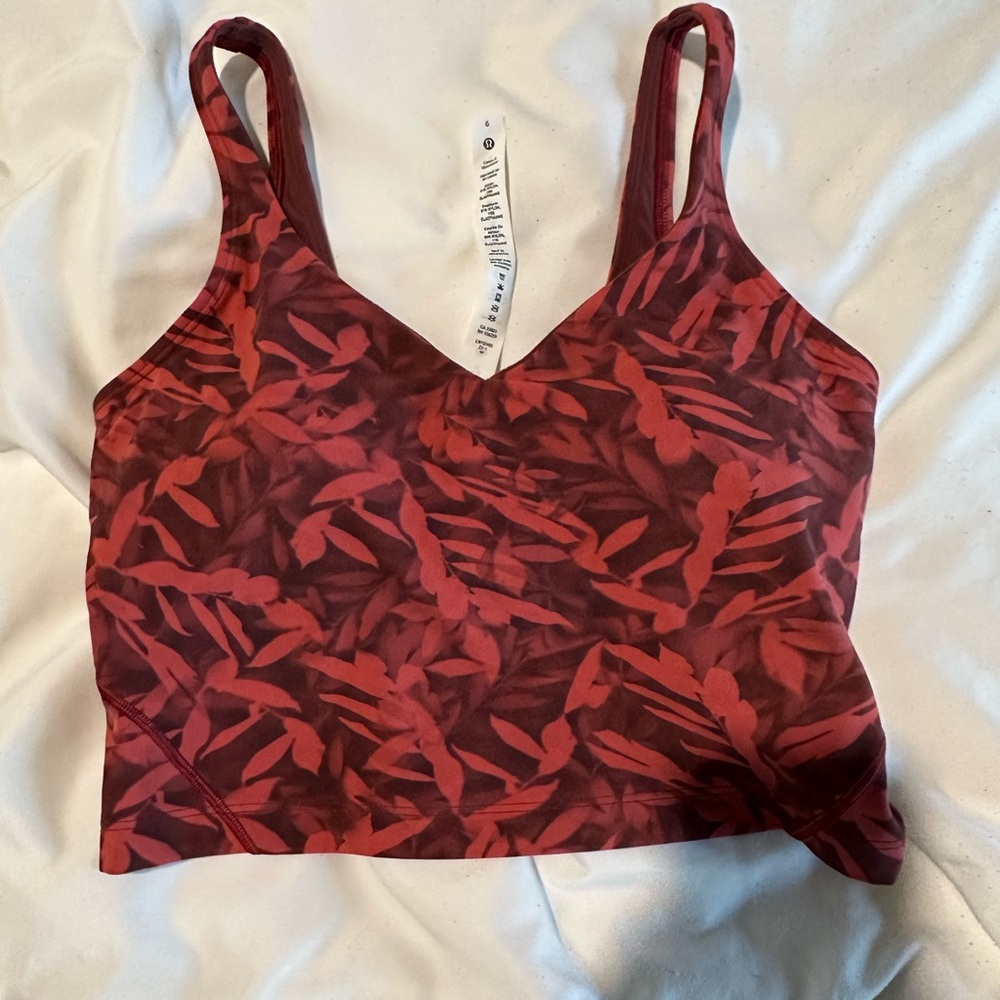 Lululemon Align Red and Burgundy Tank Top